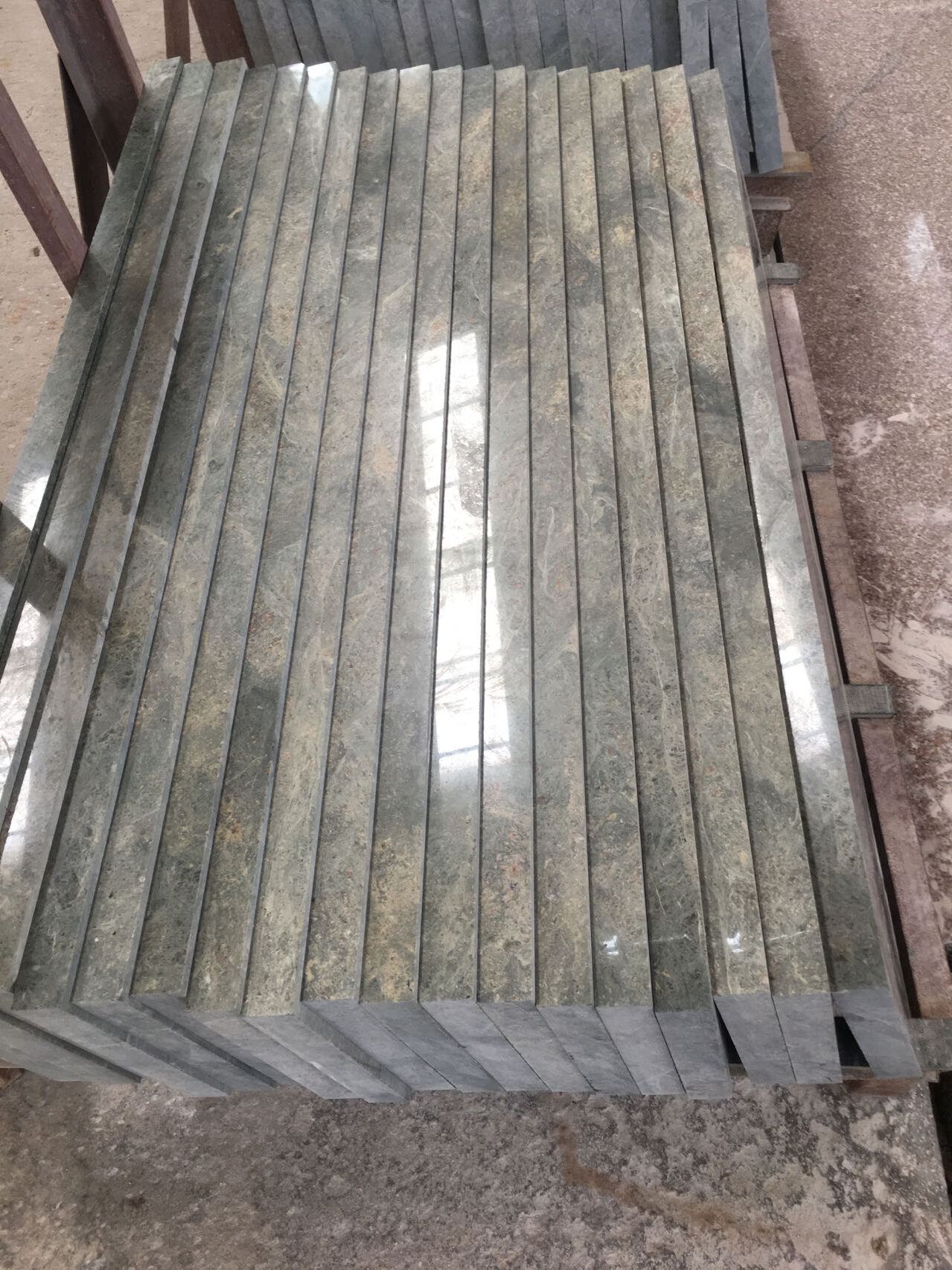 Emerald Green with Pink