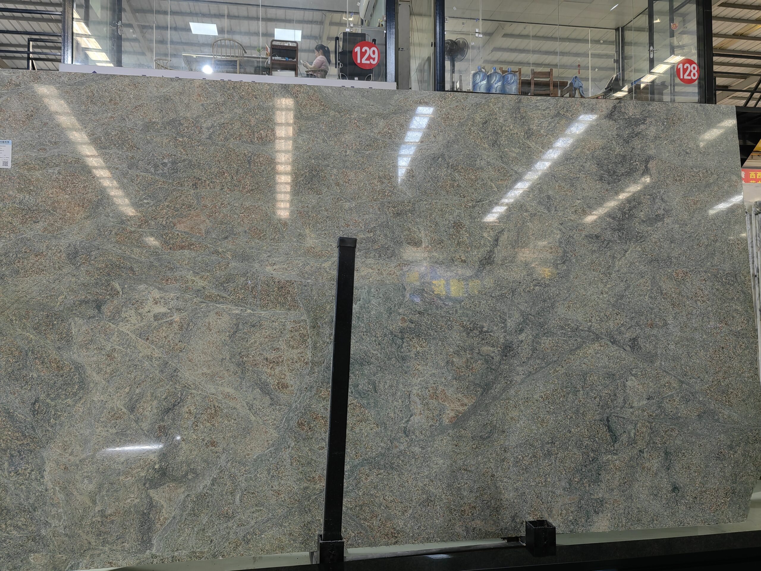 Emerald Green with Pink